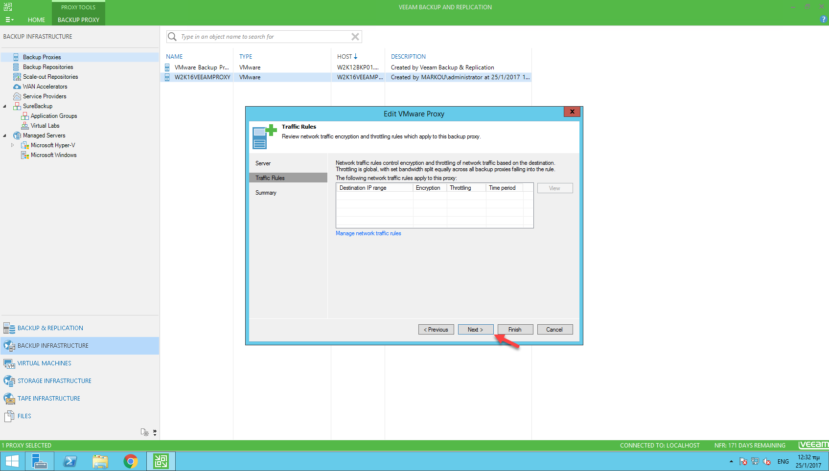 Install Veeam Backup Proxy (VMware) on Windows Server 2016 – George Markou