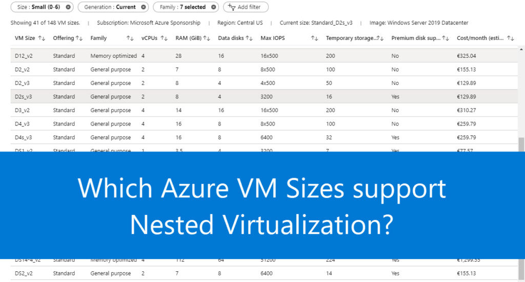 Azure Vm Size Guide - Image to u